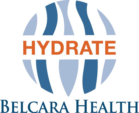Belcara Health logo with "HYDRATE" emphasis.