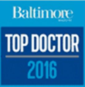 Baltimore magazine Top Doctor award 2016 logo