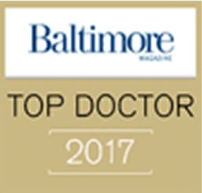 Baltimore Magazine Top Doctor award for 2017